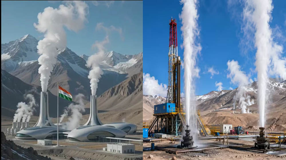 लद्दाख में ONGC का बड़ा कमाल, 14,000 फीट ऊंचाई पर खोदे 1000 मीटर गहरे जियोथर्मल कुएं, धरती की गर्मी से बनेगी बिजली लद्दाख में ONGC का बड़ा कमाल, 14,000 फीट ऊंचाई पर खोदे 1000 मीटर गहरे जियोथर्मल कुएं, धरती की गर्मी से बनेगी बिजली
