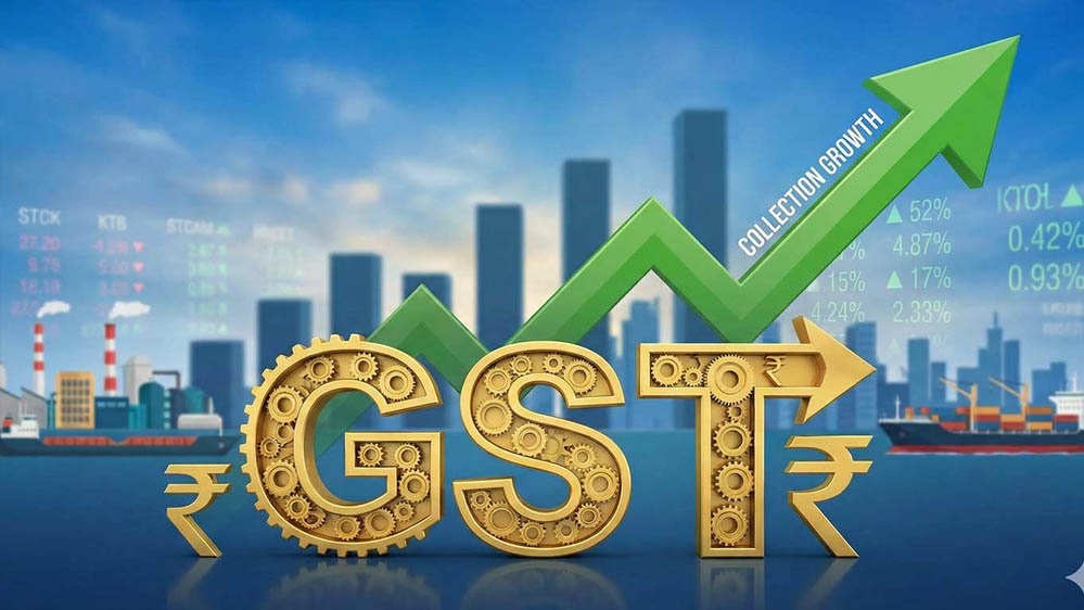 GST कलेक्शन से सरकार की बल्ले-बल्ले, जून में ₹1.94 लाख करोड़ की रिकॉर्ड वसूली GST कलेक्शन से सरकार की बल्ले-बल्ले, जून में ₹1.94 लाख करोड़ की रिकॉर्ड वसूली