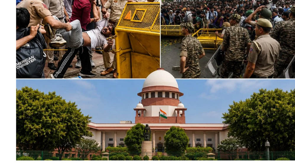 ‘हमारा समय बर्बाद न करें’, प्रदर्शनकारियों की याचिका पर SC सख्त, तत्काल सुनवाई से किया इनकार ‘हमारा समय बर्बाद न करें’, प्रदर्शनकारियों की याचिका पर SC सख्त, तत्काल सुनवाई से किया इनकार