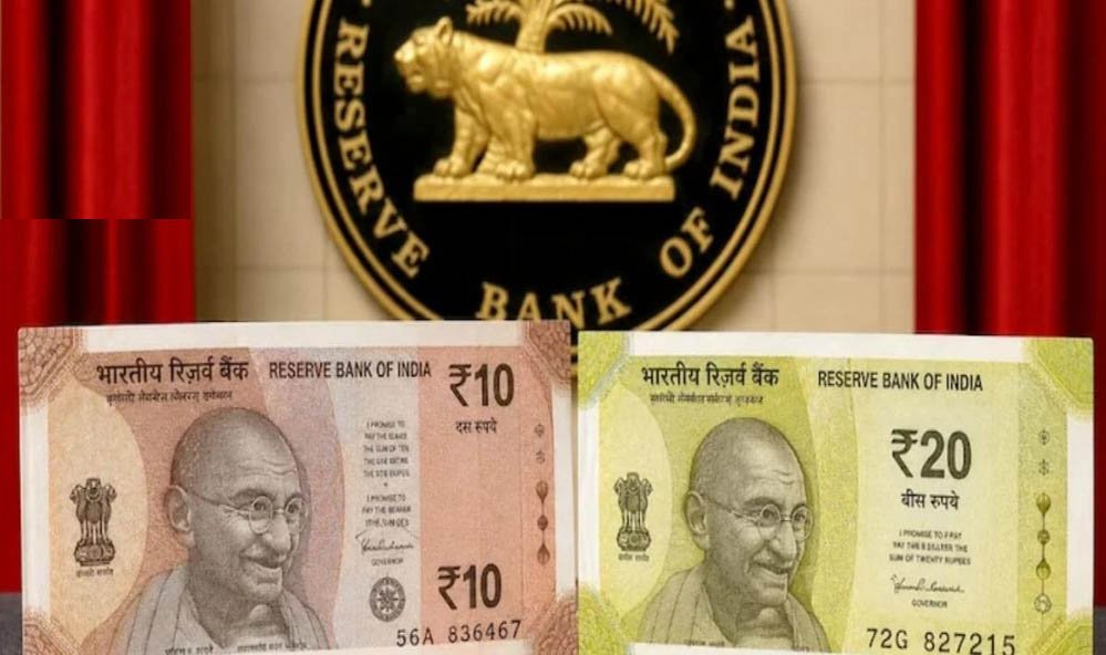 RBI का बड़ा फैसला: 10 और 20 रुपये के 100-100 करोड़ प्लास्टिक नोट छापे जाएंगे, फुटकर की किल्लत होगी दूर