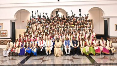 राष्ट्रपति भवन के विशेष अतिथि बने बस्तर के मांझी-चालकी : बस्तर पंडुम-2026 के विजेताओं और जनजातीय प्रतिनिधियों का हुआ विशेष सम्मान