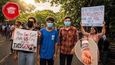 NEET आंदोलन में परिवारों के विरोध के बावजूद जंतर-मंतर पहुंचे हजारों Gen Z युवा NEET आंदोलन में परिवारों के विरोध के बावजूद जंतर-मंतर पहुंचे हजारों Gen Z युवा