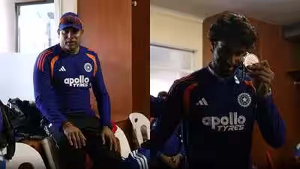 टीम इंडिया ने शुरू किया नया अवॉर्ड, तिलक वर्मा को मिली पहली ट्रॉफी टीम इंडिया ने शुरू किया नया अवॉर्ड, तिलक वर्मा को मिली पहली ट्रॉफी