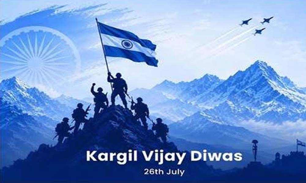 कारगिल विजय दिवस पर वीर जवानों के साहस और बलिदान को नमन कारगिल विजय दिवस पर वीर जवानों के साहस और बलिदान को नमन