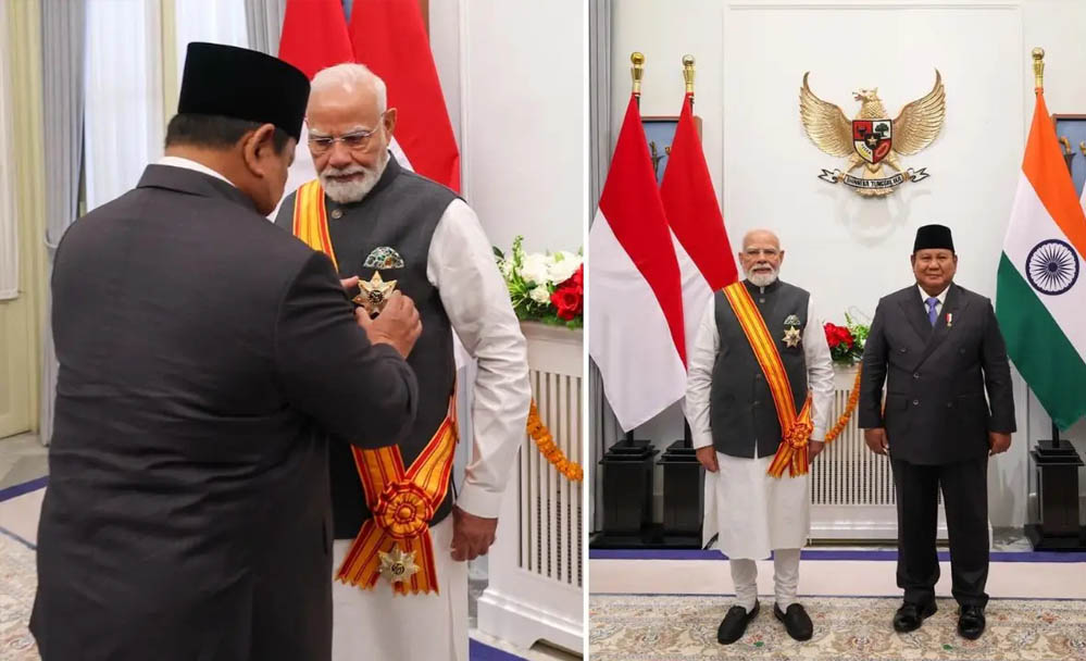 PM मोदी को इंडोनेशिया का सर्वोच्च सम्मान, जानिए अब तक कितने देशों ने किया सम्मानित PM मोदी को इंडोनेशिया का सर्वोच्च सम्मान, जानिए अब तक कितने देशों ने किया सम्मानित
