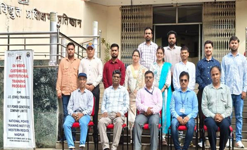 नवनियुक्त इंजीनियरों को आधुनिक तकनीकों और पॉवर प्लांट निर्माण का मिला प्रशिक्षण