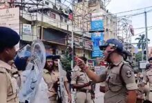 पटना प्रदर्शन में SP का वीडियो वायरल, बोले- पीछे हटे तो नौकरी नहीं छोड़ूंगा