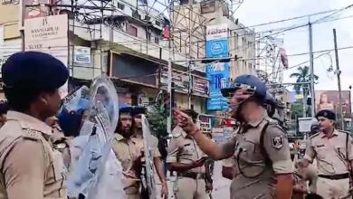 पटना प्रदर्शन में SP का वीडियो वायरल, बोले- पीछे हटे तो नौकरी नहीं छोड़ूंगा