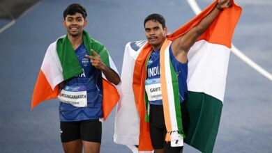वित्त मंत्री  ओपी चौधरी ने राष्ट्रमंडल खेल 2026 में पदक विजेता दिलीप महादु गावित एवं मोहम्मद बासिल को दी बधाई
