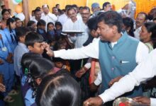 भानपुरी में हर्षोल्लास के साथ मनाया गया शाला प्रवेश उत्सव