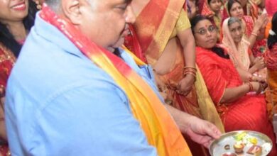 माँ बनभौरी धाम में नतमस्तक हुए पर्यटन एवं संस्कृति मंत्री  राजेश अग्रवाल, प्रदेश की सुख-समृद्धि और खुशहाली की कामना की