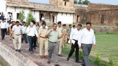 अपर मुख्य सचिव  शुक्ला और संभाग आयुक्त  शर्मा ने किया स्थल निरीक्षण