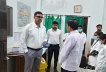 सामुदायिक स्वास्थ्य केंद्र कोतमा का कलेक्टर  रत्नाकर झा ने किया निरीक्षण