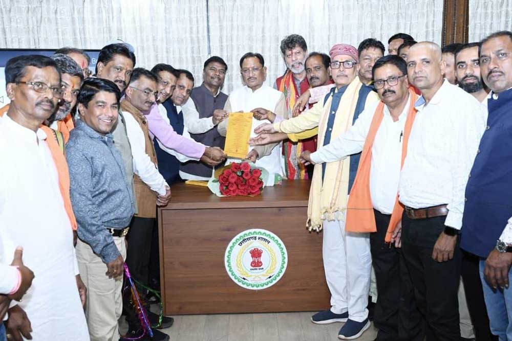 बस्तर गोंचा महापर्व 2026 का निमंत्रण लेकर मुख्यमंत्री विष्णु देव साय से मिले प्रतिनिधि बस्तर गोंचा महापर्व 2026 का निमंत्रण लेकर मुख्यमंत्री विष्णु देव साय से मिले प्रतिनिधि