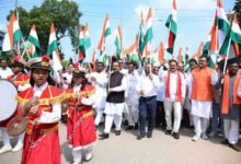 देशभक्ति से ओतप्रोत अप्रतिम उत्साह के साथ निकली तिरंगा यात्रा, उप मुख्यमंत्री अरुण साव हुए शामिल