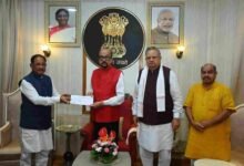 मुख्यमंत्री विष्णु देव साय ने राज्यपाल रमेन डेका से की सौजन्य भेंट