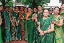 गणपति विहार में महिलाओं ने मनाया तीज मिलन समारोह