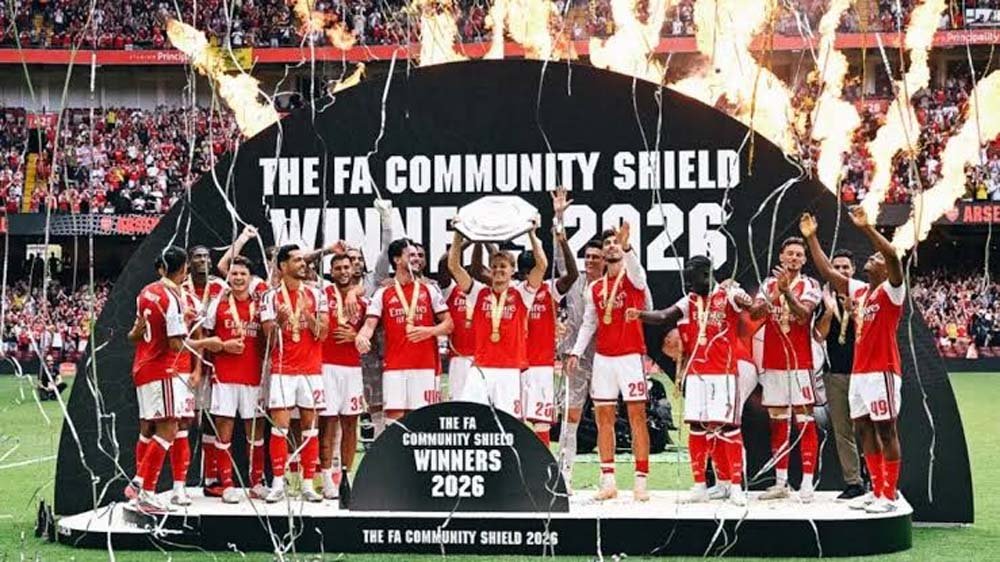 Community Shield: आर्सनल ने मैनचेस्टर सिटी को 3-0 से रौंदा, खिताब के साथ नए सीजन का आगाज Community Shield: आर्सनल ने मैनचेस्टर सिटी को 3-0 से रौंदा, खिताब के साथ नए सीजन का आगाज