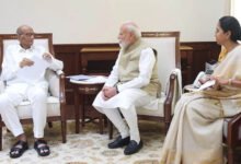 PM मोदी से मिले शरद पवार गुट के सांसद, महाराष्ट्र की सियासत में क्या पक रही है खिचड़ी? PM मोदी से मिले शरद पवार गुट के सांसद, महाराष्ट्र की सियासत में क्या पक रही है खिचड़ी?