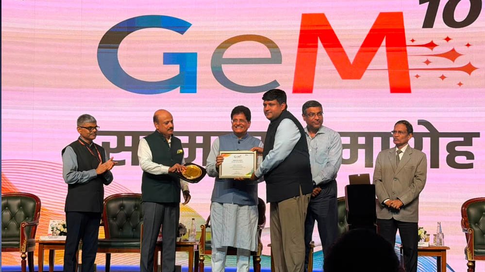 छत्तीसगढ़ को ‘GeM सस्टेनेबल प्रोक्योरमेंट अवार्ड’, शासकीय खरीदी दोगुनी होकर ₹3,935 करोड़ पहुंची छत्तीसगढ़ को ‘GeM सस्टेनेबल प्रोक्योरमेंट अवार्ड’, शासकीय खरीदी दोगुनी होकर ₹3,935 करोड़ पहुंची