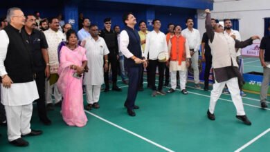 रायपुर : विधानसभा अध्यक्ष डॉ. रमन सिंह और उप मुख्यमंत्री अरुण साव ने 25वीं छत्तीसगढ़ स्टेट जूनियर रैंकिंग बैडमिंटन टूर्नामेंट का किया शुभारंभ रायपुर : विधानसभा अध्यक्ष डॉ. रमन सिंह और उप मुख्यमंत्री अरुण साव ने 25वीं छत्तीसगढ़ स्टेट जूनियर रैंकिंग बैडमिंटन टूर्नामेंट का किया शुभारंभ