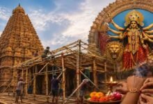 रांची में दुर्गापूजा की तैयारी तेज, इस बार बृहदेश्वर मंदिर की भव्य झलक दिखेगी