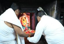 तिरंगा यात्रा के दूसरे दिवस माँ दंतेश्वरी की पूजा-अर्चना कर उप मुख्यमंत्री एवं वन मंत्री ने किया यात्रा का शुभारंभ