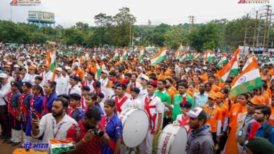 एलएनसीटी ग्रुप ने निकाली भव्य ‘वंदे भारत तिरंगा यात्रा’, 7,000 से अधिक विद्यार्थियों ने देशभक्ति के रंगों से भोपाल को सराबोर किया एलएनसीटी ग्रुप ने निकाली भव्य ‘वंदे भारत तिरंगा यात्रा’, 7,000 से अधिक विद्यार्थियों ने देशभक्ति के रंगों से भोपाल को सराबोर किया