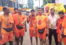 बाबा धाम के लिए बिलासपुर से श्रद्धालु हुए रवाना