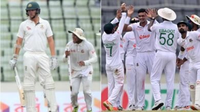 ऑस्ट्रेलिया में बांग्लादेश ने रचा इतिहास, कंगारुओं को 9 विकेट से हराकर दर्ज की पहली टेस्ट जीत ऑस्ट्रेलिया में बांग्लादेश ने रचा इतिहास, कंगारुओं को 9 विकेट से हराकर दर्ज की पहली टेस्ट जीत
