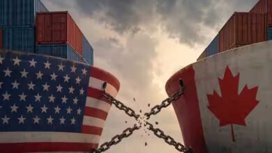US-Canada Trade War: ट्रंप के 50% टैरिफ का कनाडा ने दिया जवाब, PM कार्नी ने किया डॉलर-टू-डॉलर टैक्स का ऐलान US-Canada Trade War: ट्रंप के 50% टैरिफ का कनाडा ने दिया जवाब, PM कार्नी ने किया डॉलर-टू-डॉलर टैक्स का ऐलान