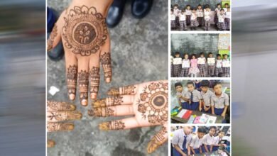 नन्हें-मुन्नों के हाथों सजी मेंहदी और राखी, सेंट जोसेफ कान्वेंट में दिखी रचनात्मकता की खूबसूरत झलक
