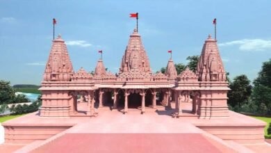 ओंकारेश्वर में बनेगा अनूठा पञ्चायतन मंदिर, 121 कलश और 100 नक्काशीदार स्तंभ होंगे खास आकर्षण ओंकारेश्वर में बनेगा अनूठा पञ्चायतन मंदिर, 121 कलश और 100 नक्काशीदार स्तंभ होंगे खास आकर्षण