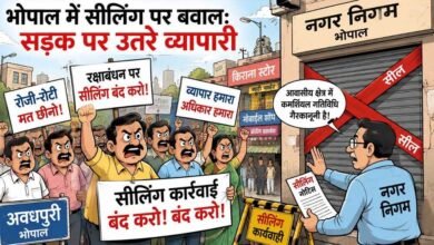 भोपाल में आज फिर एकजुट होंगे व्यापारी, गांधीवादी तरीके से करेंगे सीलिंग कार्रवाई का विरोध