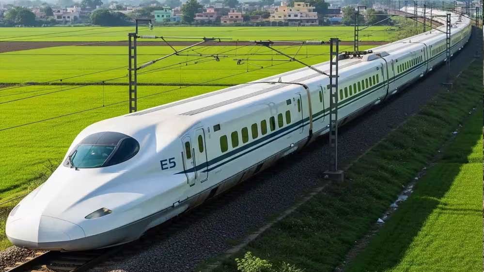 India’s First Bullet Train: जमीन से 12 मीटर ऊपर बना ये स्टेशन, 320 किमी की रफ्तार से दौड़ेगी ट्रेन; जानें वजह India’s First Bullet Train: जमीन से 12 मीटर ऊपर बना ये स्टेशन, 320 किमी की रफ्तार से दौड़ेगी ट्रेन; जानें वजह