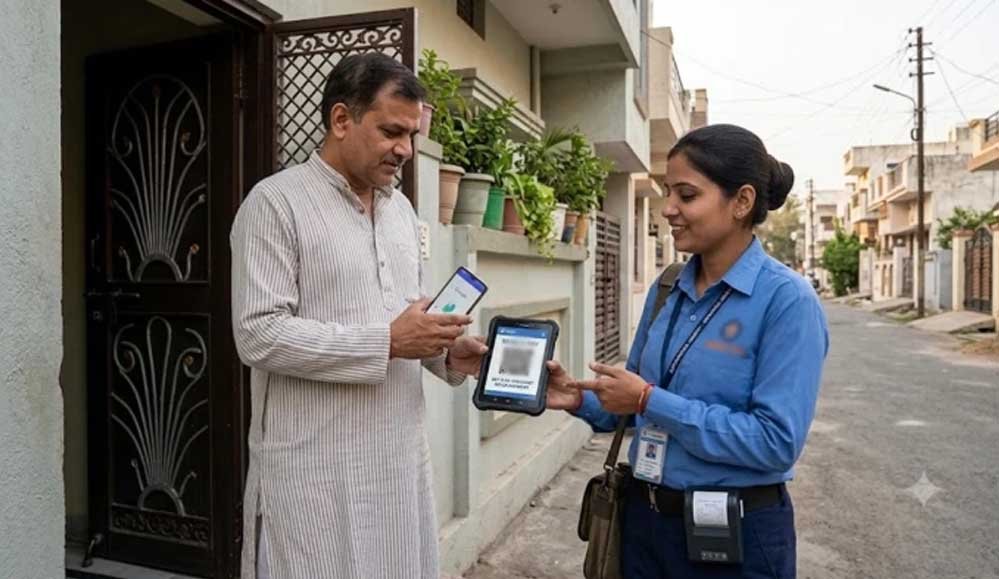 इंदौर में QR कोड से घर-घर होगा बिजली बिल भुगतान, उपभोक्ताओं को मिलेगी छूट इंदौर में QR कोड से घर-घर होगा बिजली बिल भुगतान, उपभोक्ताओं को मिलेगी छूट