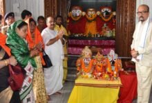 रायपुर : रक्षाबंधन पर राज्यपाल रमेन डेका ने भगवान जगन्नाथ के दर्शन कर बांधा रक्षासूत्र