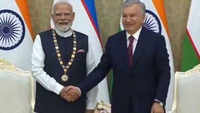 PM मोदी को उज्बेकिस्तान का सर्वोच्च सम्मान, यूरेनियम सप्लाई पर भी बनी अहम सहमति PM मोदी को उज्बेकिस्तान का सर्वोच्च सम्मान, यूरेनियम सप्लाई पर भी बनी अहम सहमति