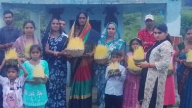ग्राम जरही में कजलिया विसर्जन बड़ी धूमधाम से मनाया गया