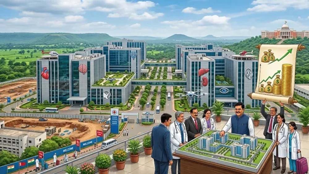 रांची मेडिको सिटी को मिली प्रशासनिक मंजूरी, 284 करोड़ की परियोजना पर जल्द काम रांची मेडिको सिटी को मिली प्रशासनिक मंजूरी, 284 करोड़ की परियोजना पर जल्द काम