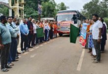 रायपुर : जशपुर से 204 श्रद्धालु प्रभु रामलला दर्शन के लिए अयोध्या रवाना