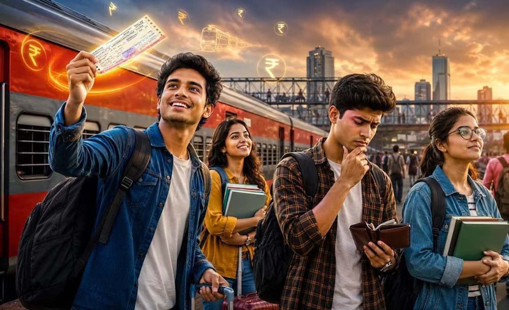 रेलवे में छात्रों को मिलती हैं ये 5 बड़ी किराया रियायत सुविधाएं रेलवे में छात्रों को मिलती हैं ये 5 बड़ी किराया रियायत सुविधाएं