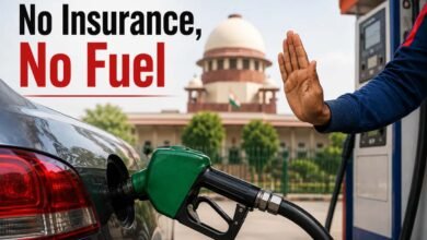 बिना इंश्योरेंस गाड़ियों को नहीं मिलेगा पेट्रोल, सुप्रीम कोर्ट ने सख्ती के दिए संकेत बिना इंश्योरेंस गाड़ियों को नहीं मिलेगा पेट्रोल, सुप्रीम कोर्ट ने सख्ती के दिए संकेत