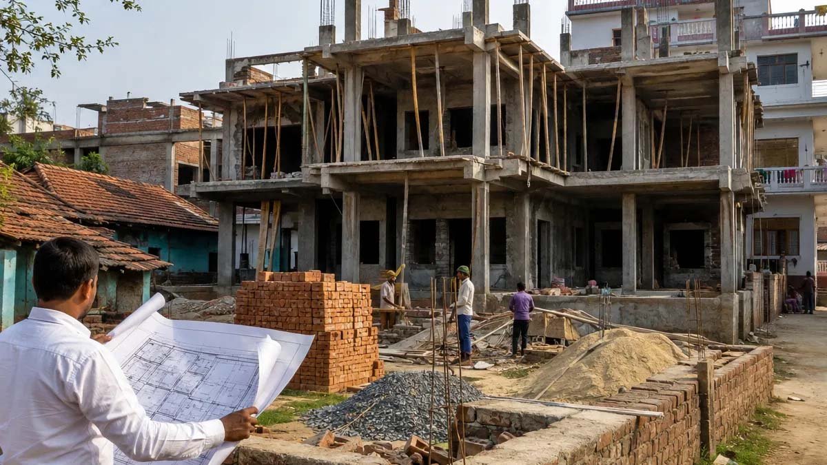 बिहार के गांवों में बड़े मकान बनाने के नियम बदलेंगे! 500 वर्गमीटर से ज्यादा निर्माण पर लगेगी निगरानी बिहार के गांवों में बड़े मकान बनाने के नियम बदलेंगे! 500 वर्गमीटर से ज्यादा निर्माण पर लगेगी निगरानी