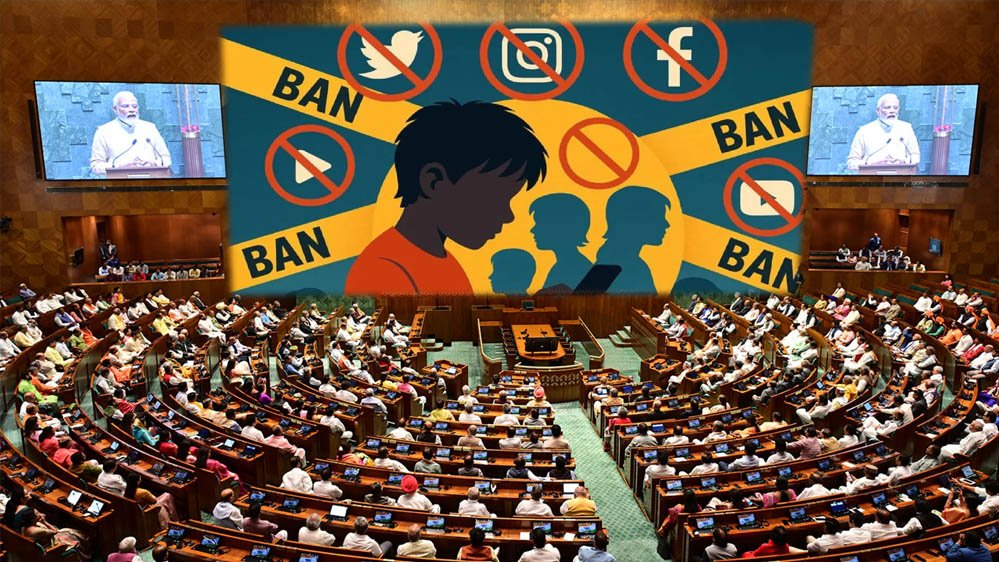 13 साल से कम उम्र के बच्चों के लिए सोशल मीडिया बैन! संसद में बिल लाने की तैयारी 13 साल से कम उम्र के बच्चों के लिए सोशल मीडिया बैन! संसद में बिल लाने की तैयारी