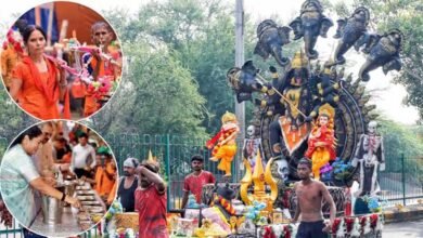 कांवड़ियों की भीड़ को लेकर दिल्ली-NCR में ट्रैफिक अलर्ट, कई इलाकों में रूट डायवर्ट कांवड़ियों की भीड़ को लेकर दिल्ली-NCR में ट्रैफिक अलर्ट, कई इलाकों में रूट डायवर्ट