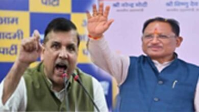 CM साय ने सांसद संजय सिंह के बयान को नकारा, बोले- डबल इंजन सरकार से तेजी से हुआ विकास CM साय ने सांसद संजय सिंह के बयान को नकारा, बोले- डबल इंजन सरकार से तेजी से हुआ विकास