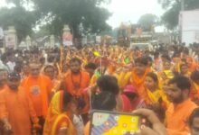 रायपुर में निकली विशाल कांवड़ यात्रा, हर-हर महादेव के जयकारों से गूंजा शहर