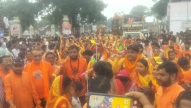 रायपुर में निकली विशाल कांवड़ यात्रा, हर-हर महादेव के जयकारों से गूंजा शहर
