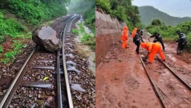 बस्तर रेल मार्ग पर लैंडस्लाइड का खतरा, सुरक्षा के लिए ट्रेनों की स्पीड कम बस्तर रेल मार्ग पर लैंडस्लाइड का खतरा, सुरक्षा के लिए ट्रेनों की स्पीड कम